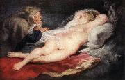 Peter Paul Rubens The Hermit and the Sleeping Angelica USA oil painting artist